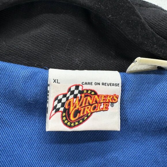 Vintage Winner's Circle Jacket Mens Sz XL NASCAR Racing #24 Jeff Gordon Blue Red - Picture 8 of 11